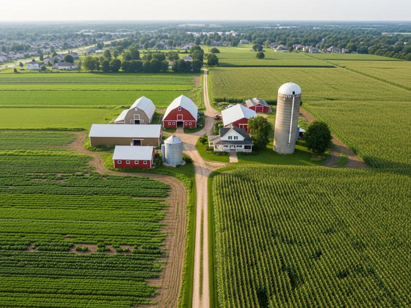 Drone Aerial Photography & Videos for Agriculture in Burlington, NJ 08016 | Skyhigh Visuals